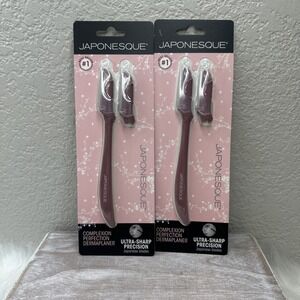 $14 🌙 Lot Of 2 JAPONESQUE‎ Complexion Perfection Dermaplaner Facial Razor